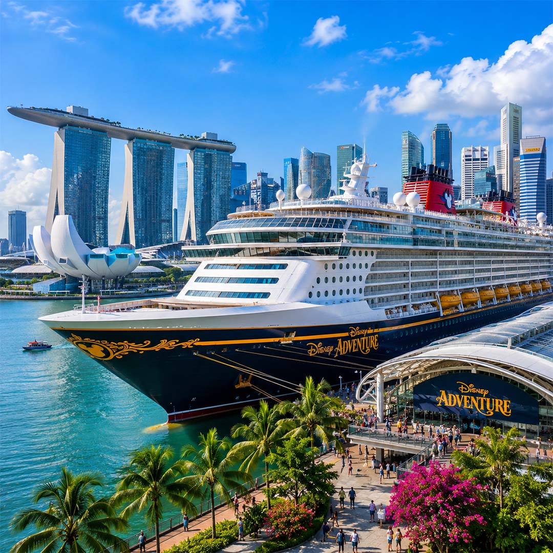 SINGAPORE WITH DISNEY ADVENTURE CRUISE : 06 Nights/07 Days